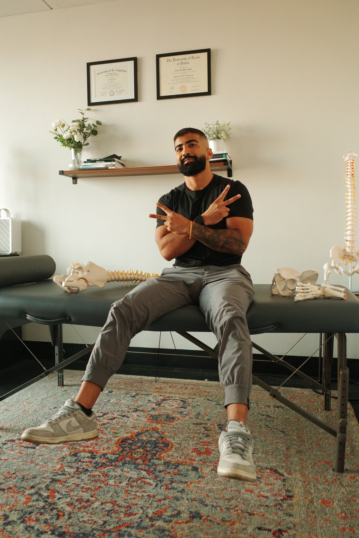 Dr. Nevin Saju, PT, DPT, founder of Revenant Physical Therapy