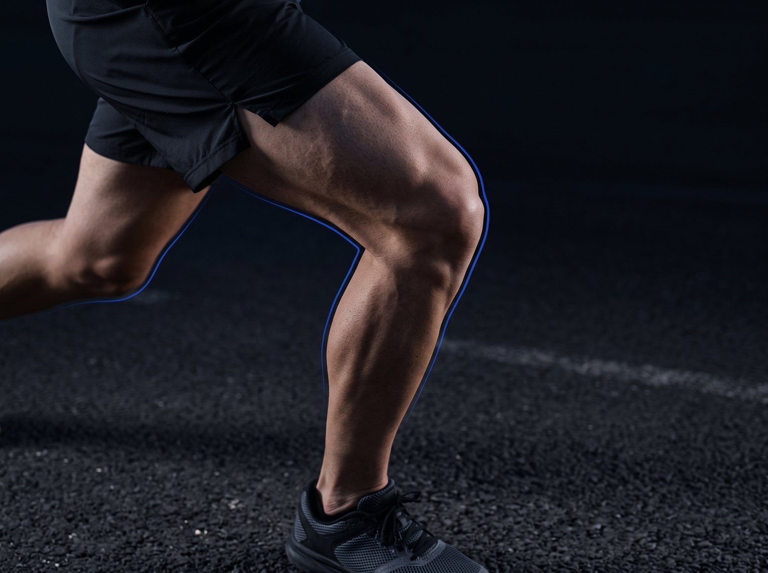 Knee absorbing load mid-stride, hip and knee pain physical therapy