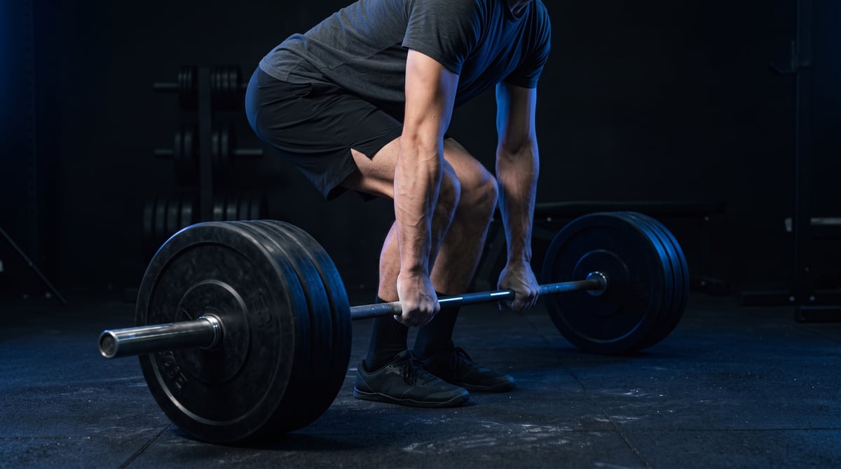 Deadlift setup, loading the hips and back